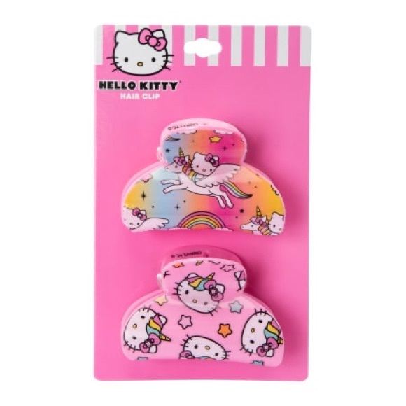 NWT Hello Kitty® Hair Claw Clips 2-Count - Picture 1 of 3